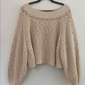 Free People off the shoulder sweater